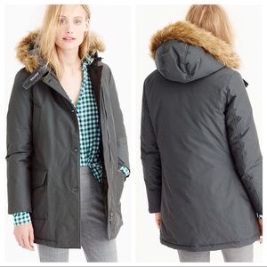 Woolrich Arctic Parka J.Crew Faux Fur Hood Jacket​